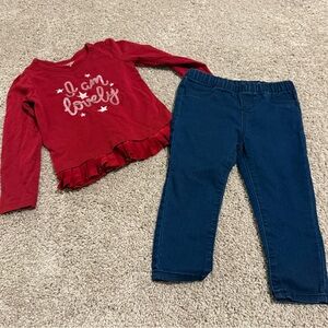 Toddler Vibrant set 

2 pieces of 2T and 24M